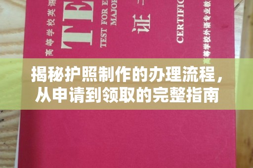 林口揭秘护照制作的办理流程，从申请到领取的完整指南